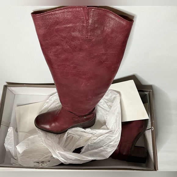 Franco Sarto Women's Meyer Knee High Boot, Bordeaux Red, Size 6  M, New in Box - Picture 7 of 10